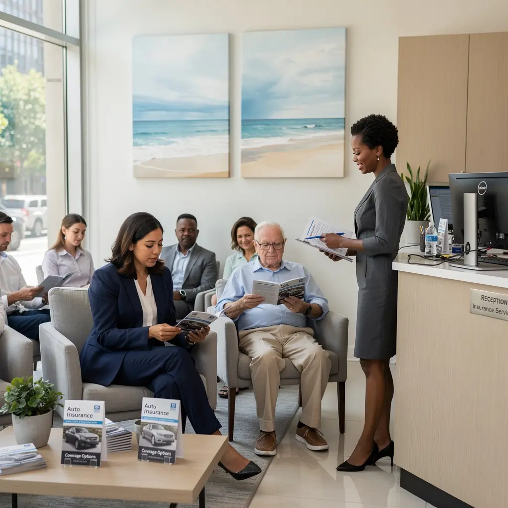 Ilustracja przedstawiająca różne pojazdy, które można ubezpieczyć w ofercie.