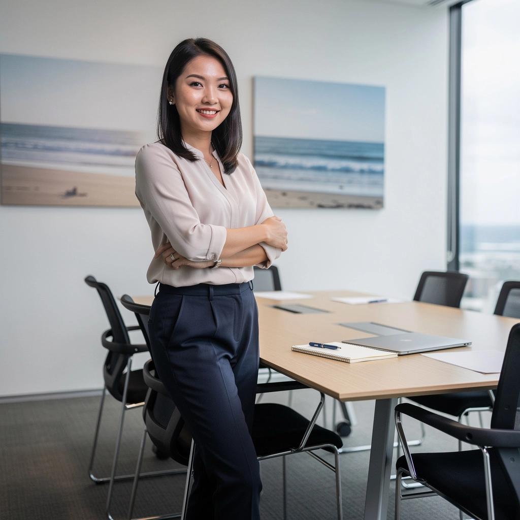 Rodzina przeglądająca dokumenty ubezpieczeniowe w przytulnym otoczeniu.